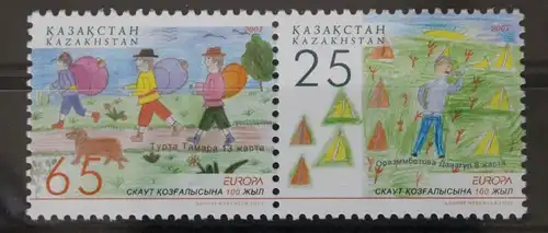 Kasachstan 580-581 postfrisch Europa Pfadfinder #WL507