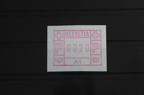 Schweiz Automatenmarken 1 postfrisch #WK442