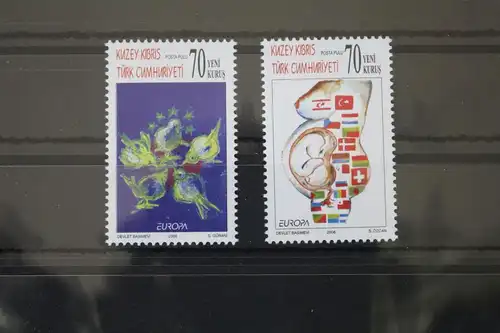 Türkisch-Zypern 642-643 postfrisch Europa Integration #WK918