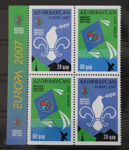 Aserbaidschan 679 D-680 D postfrisch als Viererblock #WK982