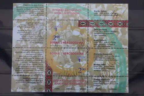 Bosnien und Herzegowina Block 30 postfrisch Europa #WK882