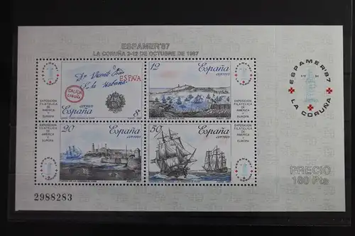 Spanien Block 30 mit 2794-2797 postfrisch #WQ589