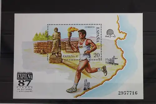 Spanien Block 31 mit 2798 postfrisch #WQ598