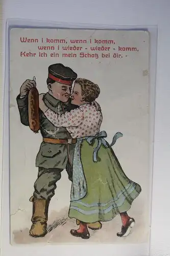 AK Deutschland Wenn i komm, wenn i komm, wenn i wieder ... 1916 #PK996