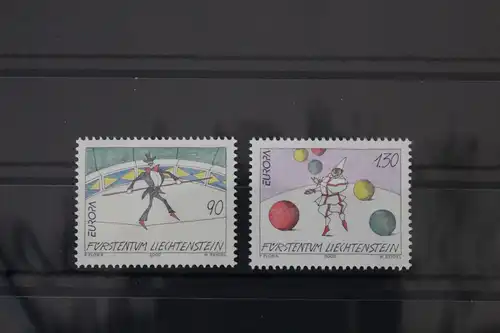 Liechtenstein 1283-1284 postfrisch Europa Zirkus #WK639