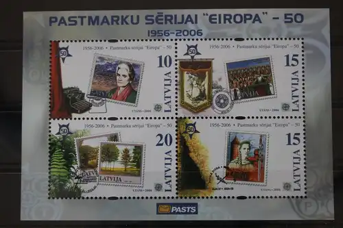 Lettland Block 21 mit 656-659 postfrisch #WL564