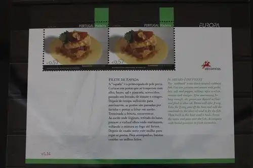 Portugal Madeira Block 30 mit 234 postfrisch Europa Gastronomie #WL526