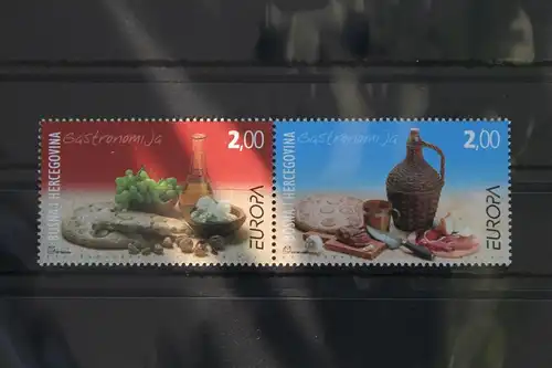 Kroatische Post (Mostar) 154-155 postfrisch Europa Gastronomie #WL686