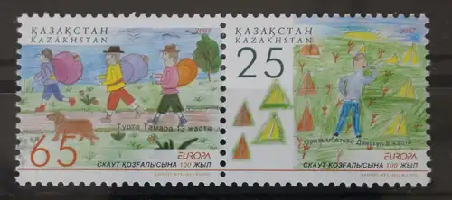 Kasachstan 580-581 postfrisch Europa Pfadfinder #WL506
