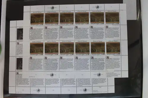 Vereinte Nationen Genf 223 Zf-224 Zf postfrisch als Kleinbogen #WQ629