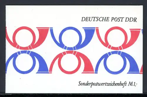 DDR Markenheftchen SMHD 10 I bba postfrisch #1C257