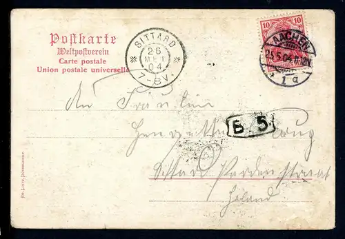 AK Postkarte CHARLES SENF Salon-, Kraft- und Kunst-Akrobat 1904 #1C300