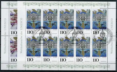 Bund Zehnerbogen 2007-2008 Bonn Ersttagssonderstempel #1B329