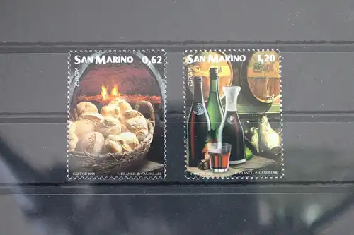 San Marino 2192-2193 postfrisch Europa Gastronomie #WL826