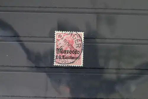 Deutsche Auslandspostämter Marokko 36 gestempelt signiert #WH337