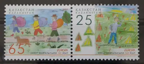 Kasachstan 580-581 postfrisch Europa Pfadfinder #WL508