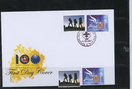 Kosovo 68-69 Pfadfinder Ersttagesbrief/FDC #1B366