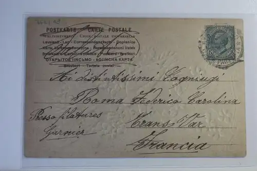 AK Frankreich Prägekarte 1909 #PL057