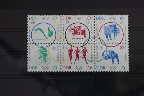 DDR 1039-1044 postfrisch Sechserblock #WP608