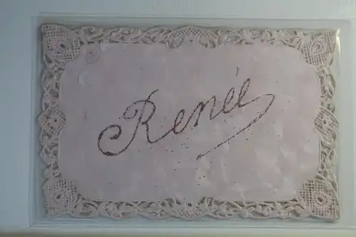 AK Frankreich Prägekarte - Renée 1902 #PL049