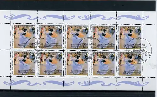 Bund Zehnerbogen 2061 Bonn Ersttagssonderstempel #1B333