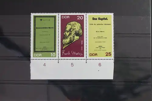 DDR 1365 B - 1367 B postfrisch #WP762