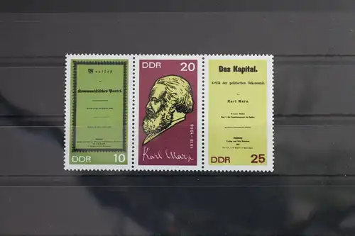 DDR 1365 B - 1367 B postfrisch #WP772