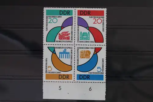 DDR 901-904 postfrisch Viererblock #WP510
