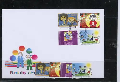 Kosovo 70-73 Kinder Ersttagesbrief/FDC #1B365