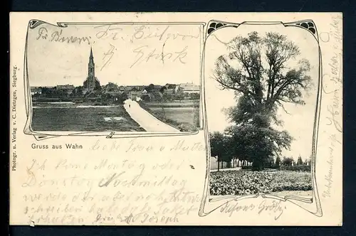 AK Wahn (Rheinland) Ansichten 1906 #1C294