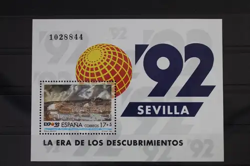 Spanien Block 43 mit 3060 postfrisch #WQ977