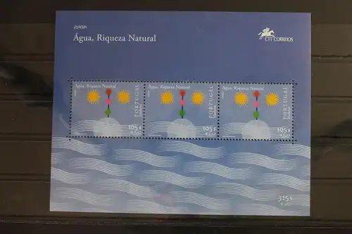Portugal Madeira Block 23 mit 212 postfrisch Europa Lebensspender Wasser #WL938