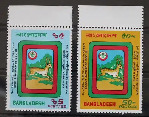 Bangladesch 148-149 postfrisch Pfadfinder #WH536
