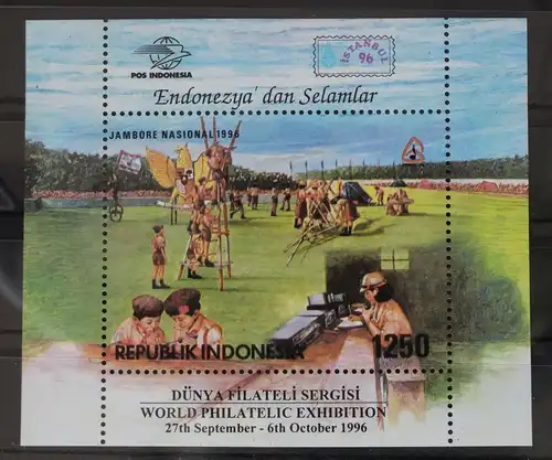 Indonesien Block 112 mit 1647 postfrisch #WH718