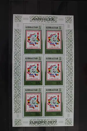 Gibraltar 366 postfrisch Kleinbogensatz #WP932
