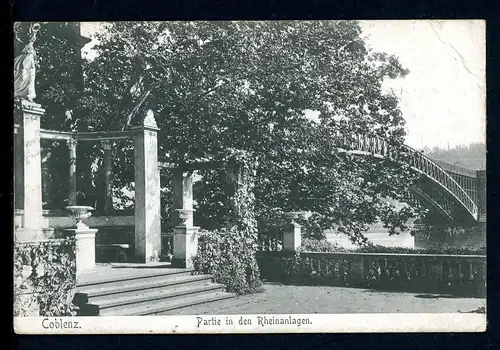 AK Koblenz Partie am Rhein 1905 #1C322