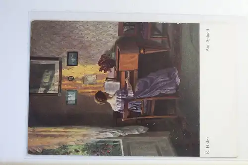 AK Deutschland E. Holz - Am Spinett 1916 #PL038