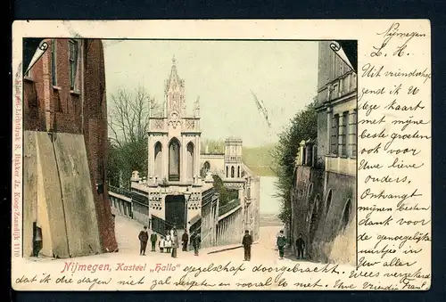 AK Nijmegen (NL) Kasteel "Hallo" 1902 #1C336