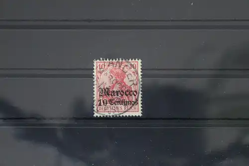 Deutsche Auslandspostämter Marokko 36 gestempelt #WH418