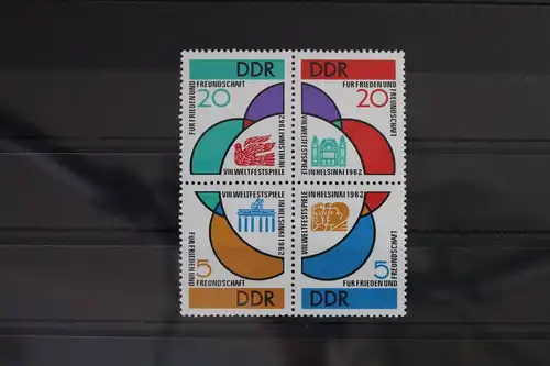 DDR 901-904 postfrisch Viererblock #WP513