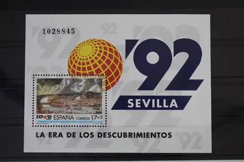 Spanien Block 43 mit 3060 postfrisch #WQ978