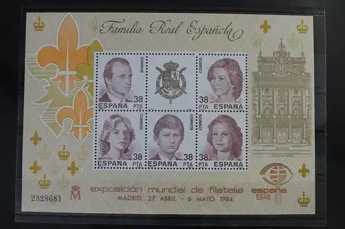 Spanien Block 27 mit 2627-2631 postfrisch #WQ965