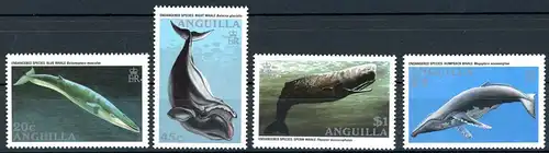 Anguilla 953-56 postfrisch Wale #HK773