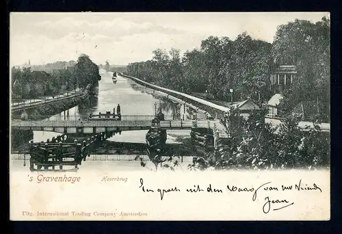 AK `s Gravenhage (NL) Hoornbrug 1902 #1C324