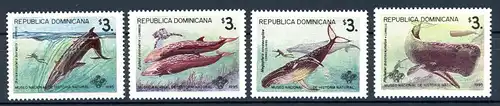 Dominikanische Rep. 1749-1752 postfrisch Wale #HK787