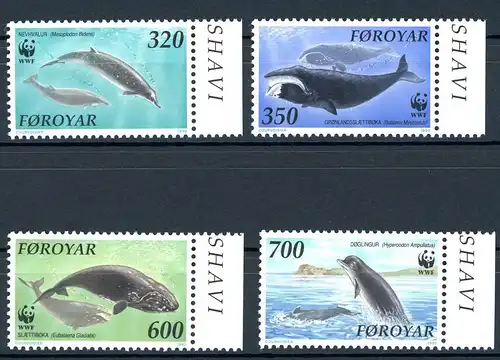 Färöer 203-206 postfrisch Wale #HK790