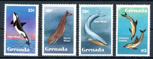 Grenada 1197-1200 postfrisch Wale/ Delfine #HK795