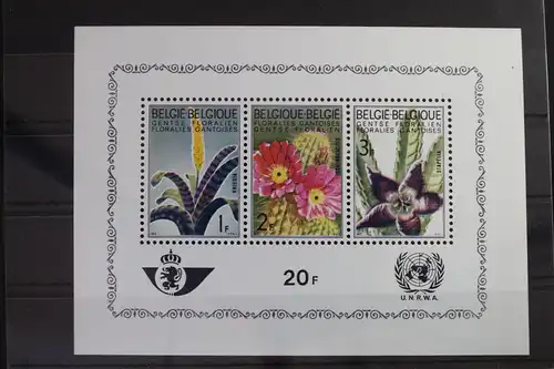 Belgien Block 32 mit 1375I-1377I postfrisch Blumen #WP826