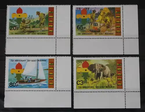 Ghana 940-943 postfrisch Pfadfinder #WS170