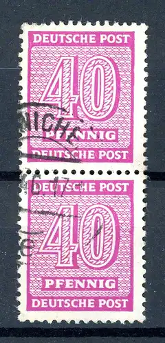 SBZ West-Sachsen 136 X z gestempelt gepr. Schulz #IV234